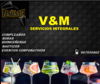 servicio de bartender
